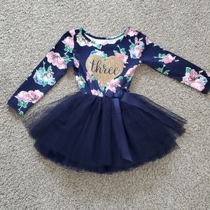 Toddler Girl 3rd Birthday Dress